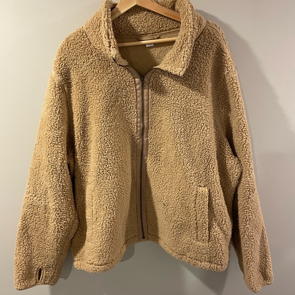 Old Navy teddy jacket XXL